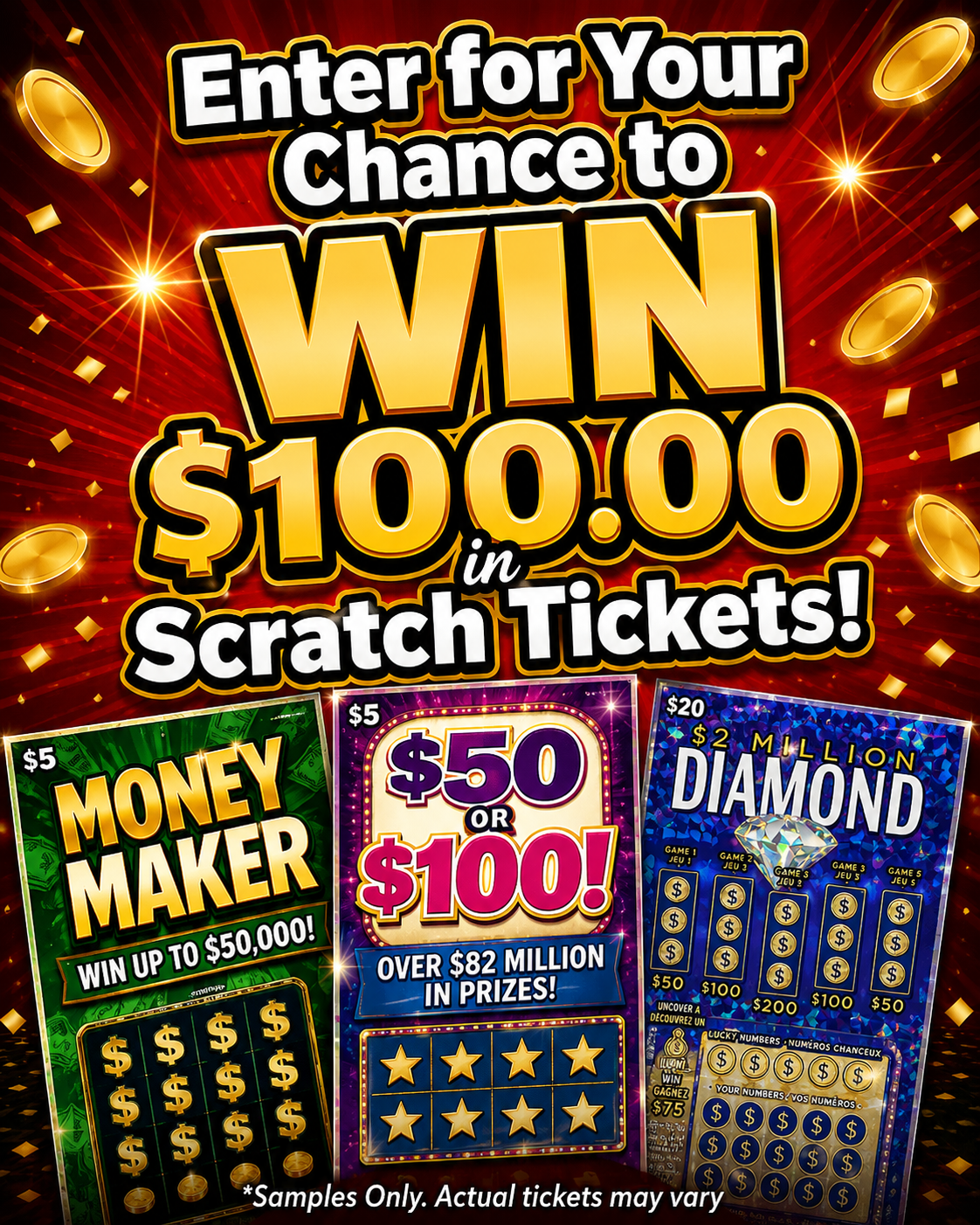 Enter for your chance to win $100 in scratch tickets at the Fall Winnipeg Parade of Homes